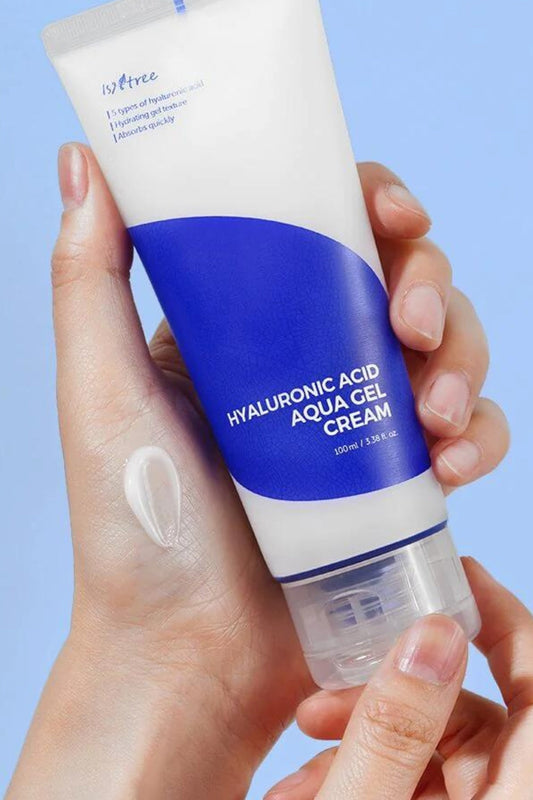 Isntree Hyaluronic Acide Aqua Gel Crème Hydratante Légère pour Peaux Déshydratées 100 ml