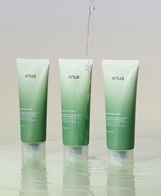 Anua Heartleaf + BHA – Mousse nettoyante purifiante pour les pores 150 ml