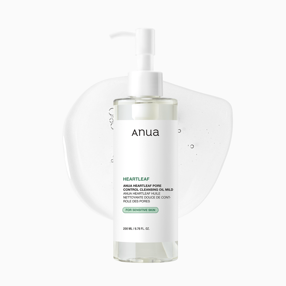 Anua Heartleaf Pore Control Cleansing Oil Mild Huile Nettoyante Démaquillante Douce pour les Pores 200ml