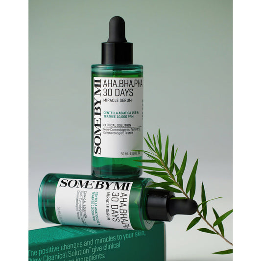 Some By Mi 30 Days Miracle Serum  Sérum Exfoliant Anti-Acné à l’Acide AHA, BHA, PHA & Centella
