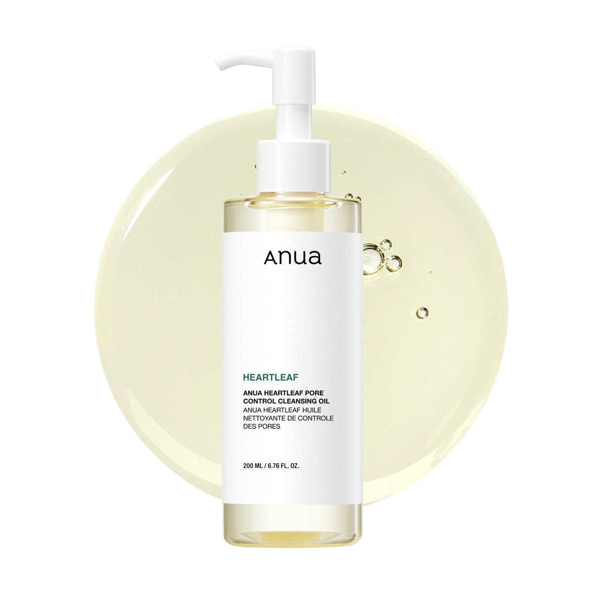Anua Heartleaf Huile Démaquillante Douce Contrôle des Pores 200 ml