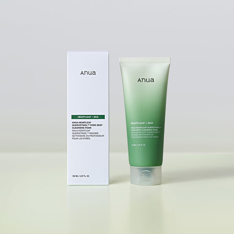 Anua Heartleaf + BHA – Mousse nettoyante purifiante pour les pores 150 ml